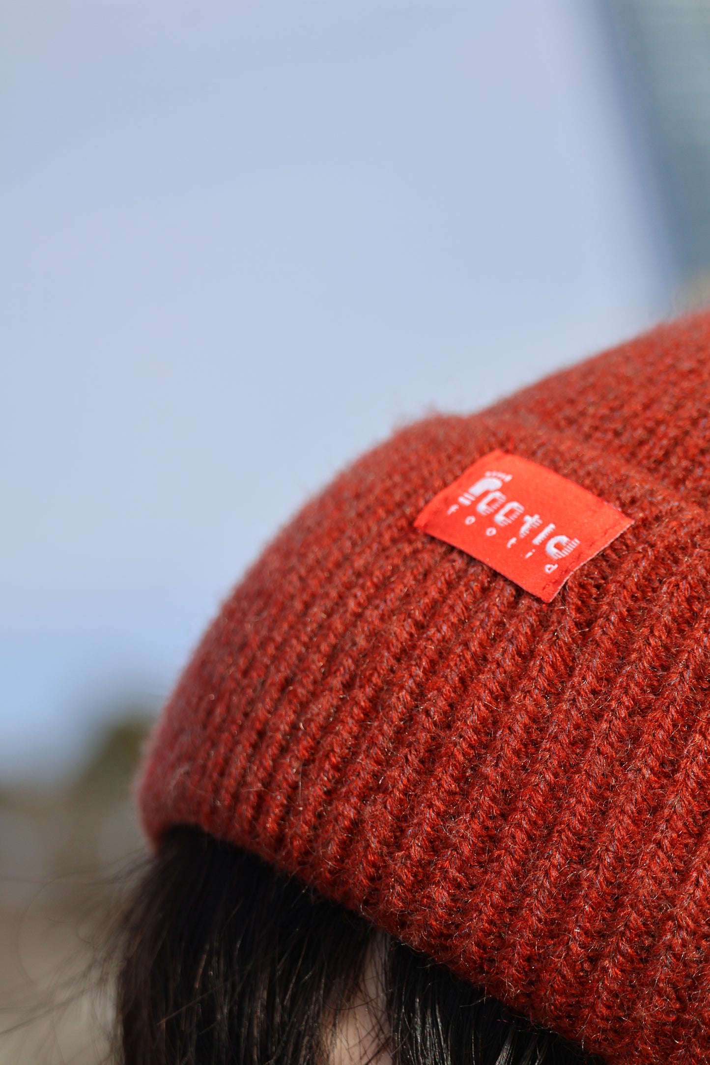 Comfy Urban Line Beanie- Red Earth