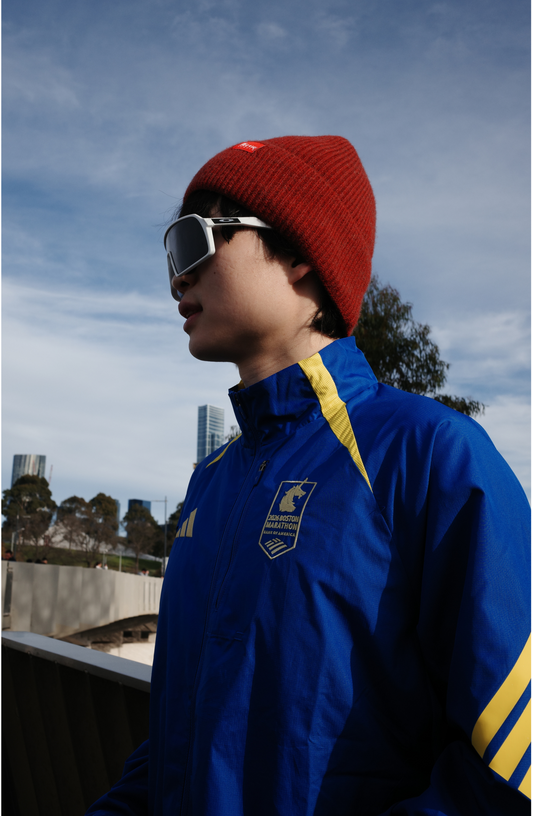 Comfy Urban Line Beanie- Red Earth